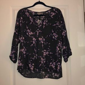 Grey Patterned Blouse